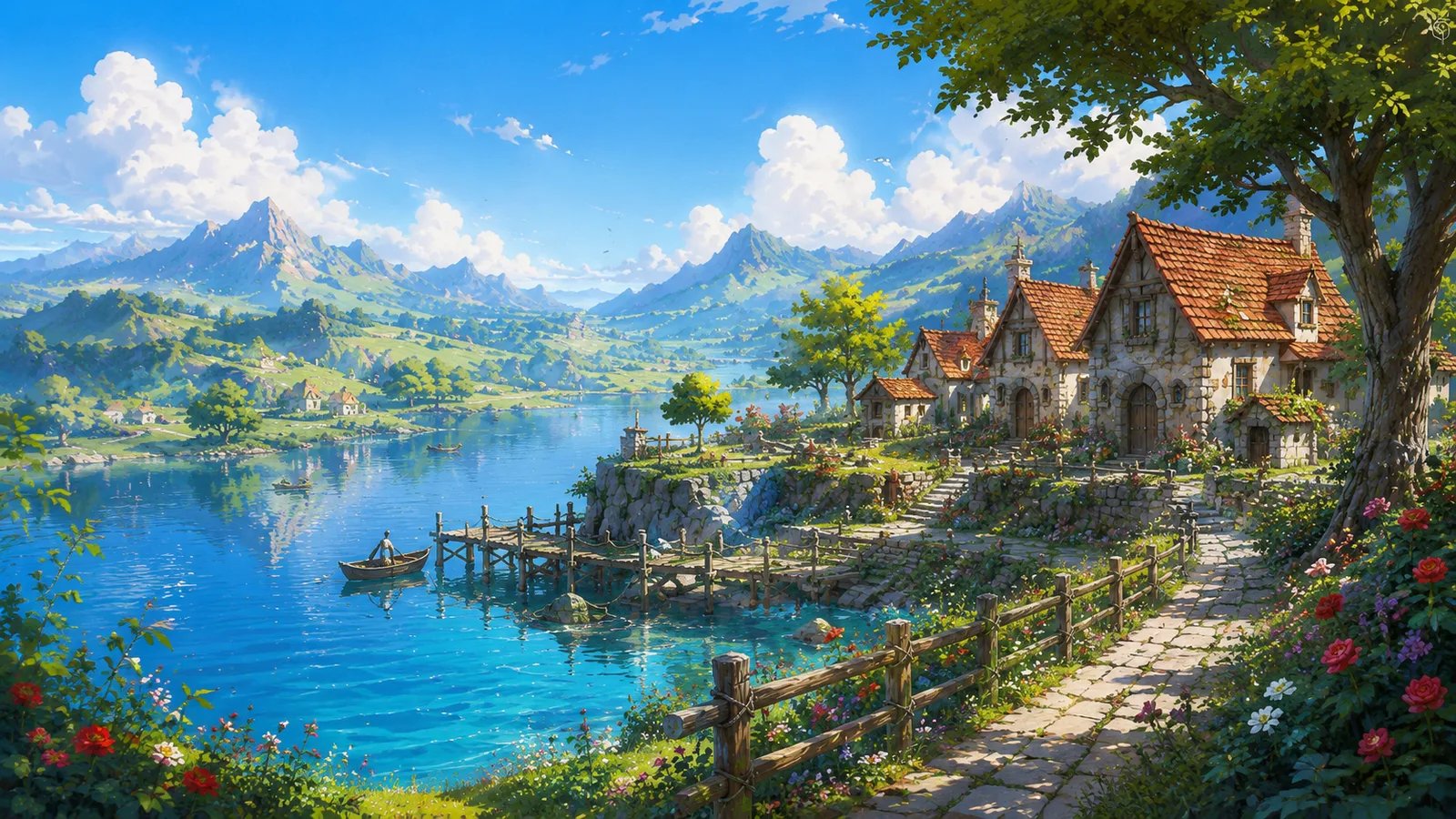 Villa by the lake